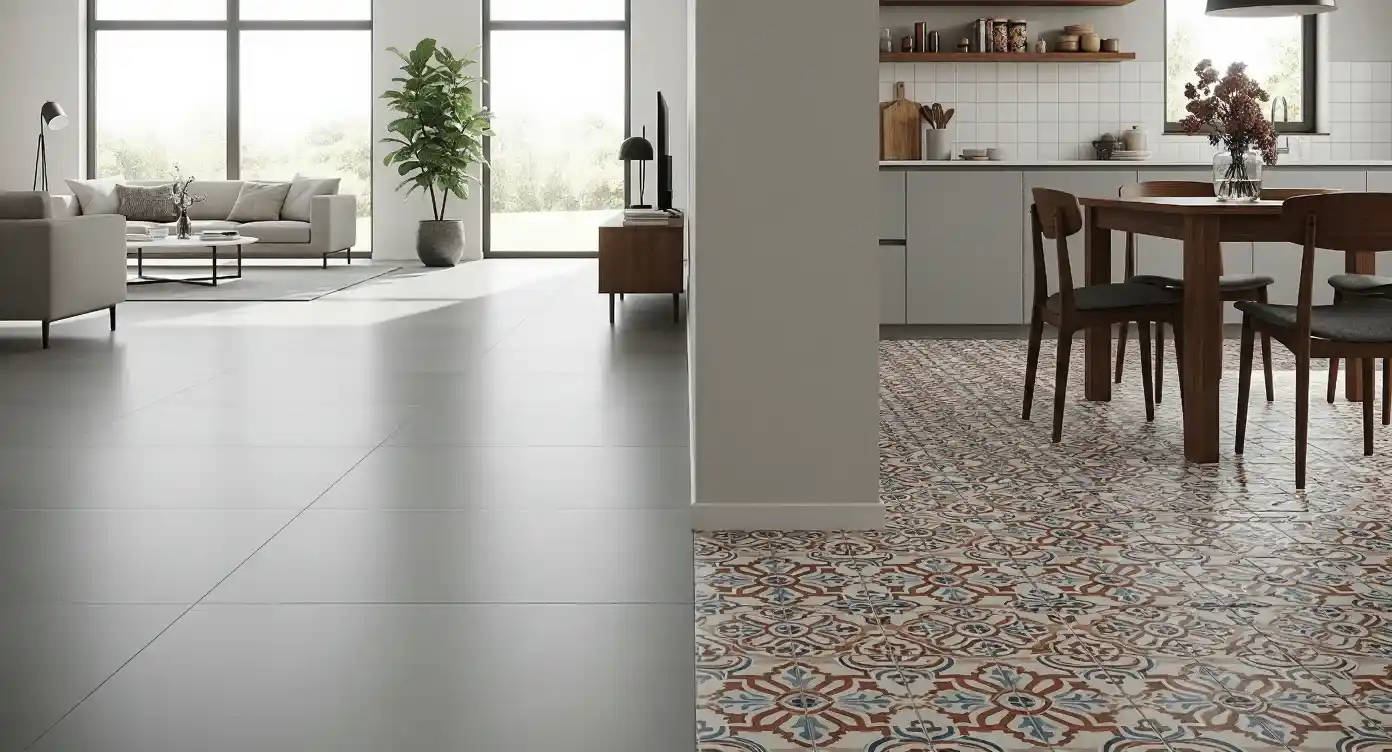 Porcelanato ou cerâmica: qual piso escolher para minha casa?