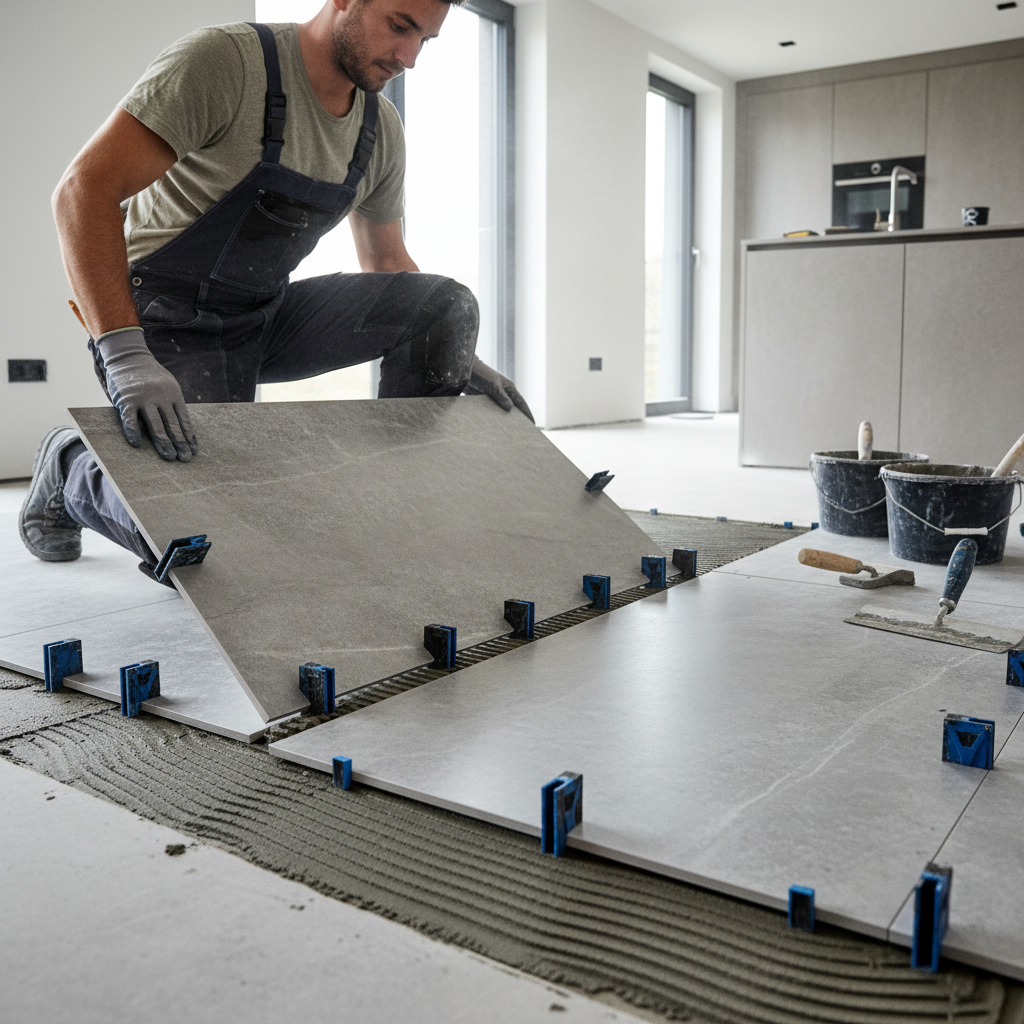 O Guia Completo para a Aplicação Profissional de Porcelanato em Acabamentos de Alto Padrão