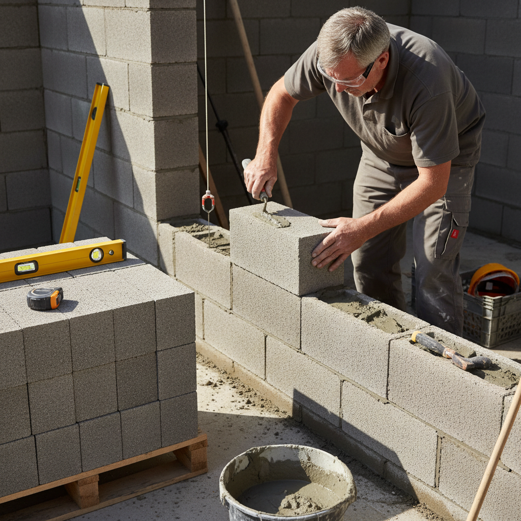 Os Materiais Essenciais para uma Construção de Parede de Alvenaria Duradoura