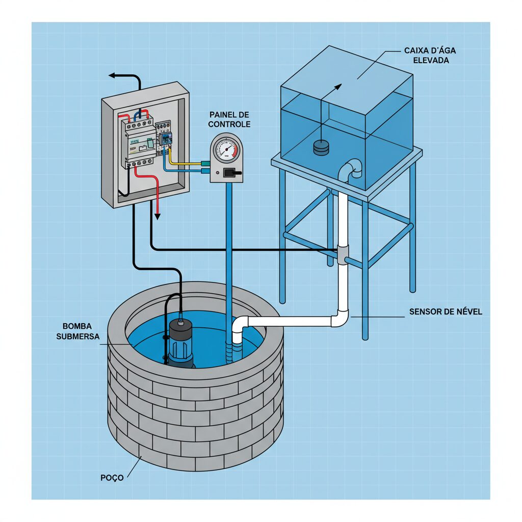 Eficiência e Praticidade: Automação e Controle Elétrico para Bombas D’água