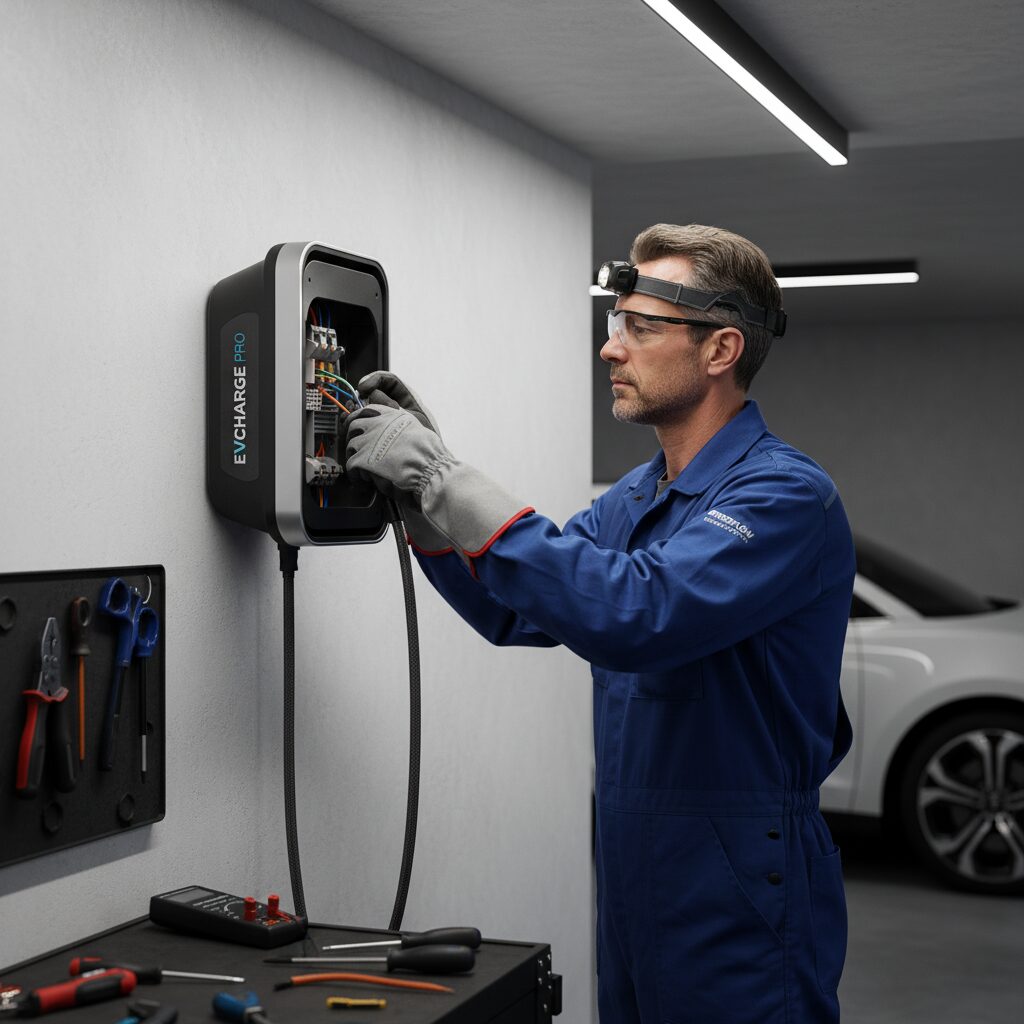 Instalação de Carregador de Carro Elétrico (Wallbox): Guia Completo para uma Integração Segura e Eficiente