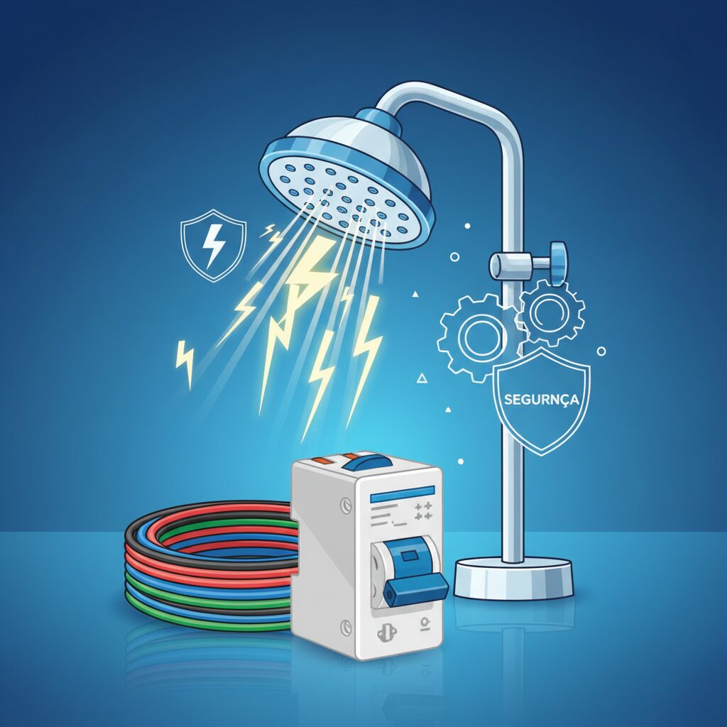 Proteja Sua Casa: A Importância do Disjuntor e da Fiação Adequada para Chuveiros Elétricos