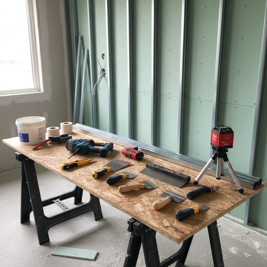 Ferramentas Essenciais para uma Instalação Profissional de Drywall em Paredes