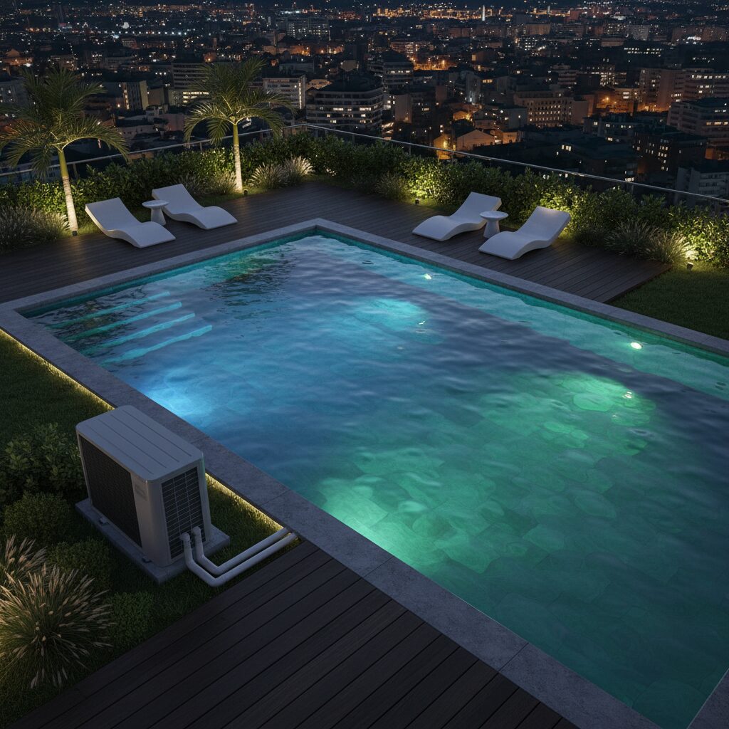 Iluminação e Aquecimento de Piscinas: Guia para Projetar e Instalar com Eficiência