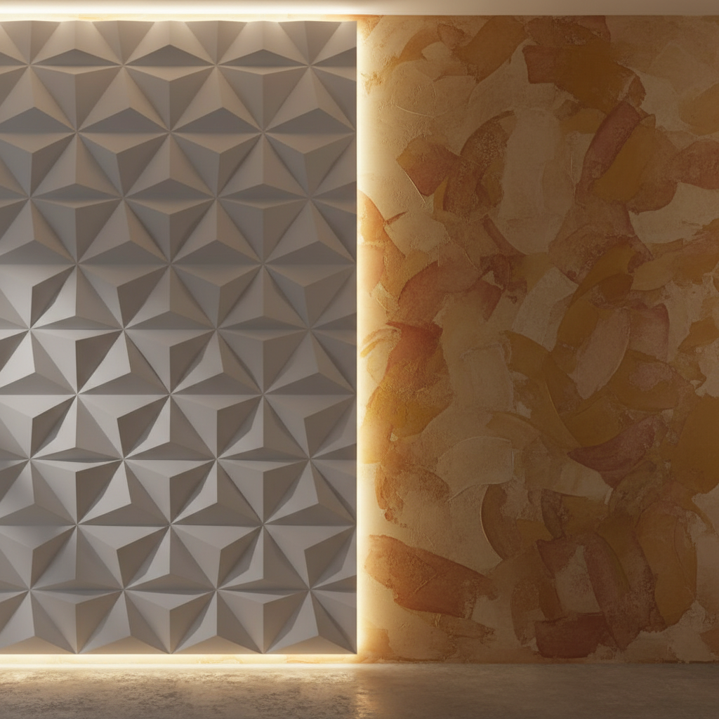 Revestimentos 3D e Texturas: Elevando o Nível do seu Acabamento Fino
