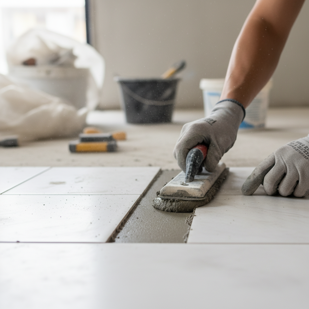 A Arte do Acabamento: Rejuntamento Perfeito no Assentamento de Azulejos