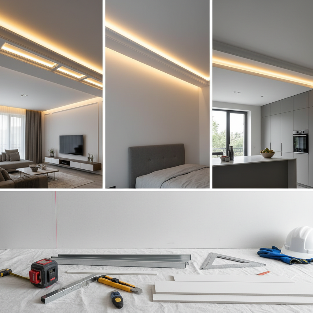 Sanca de Gesso: Guia Completo sobre Tipos e Instalação Eficiente