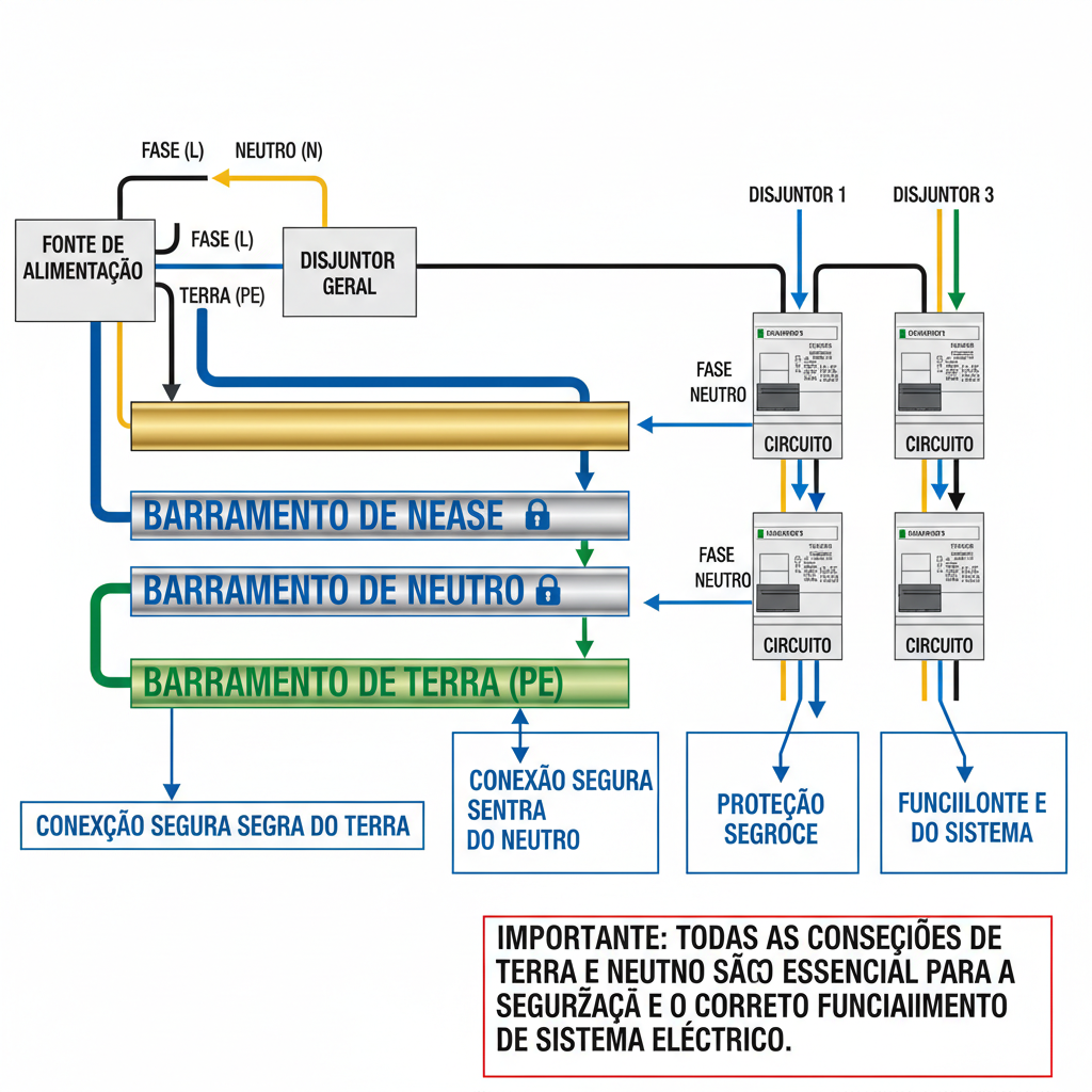Desvendando Falhas: Como Diagnosticar e Solucionar Problemas no Barramento de Neutro e Terra