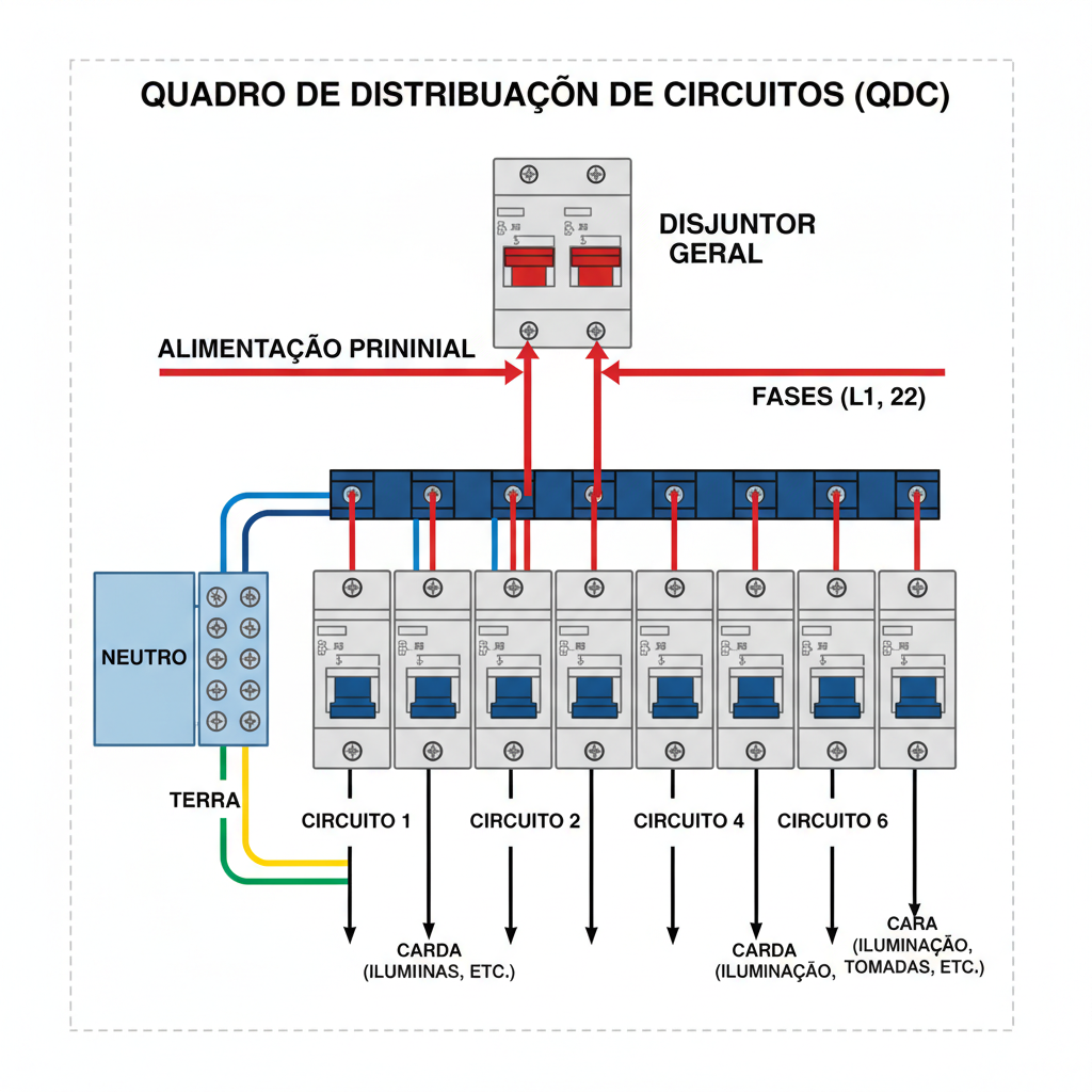 Evite Problemas: Desvende os Erros Mais Comuns na Instalação de Barramento Pente Monopolar no QDC