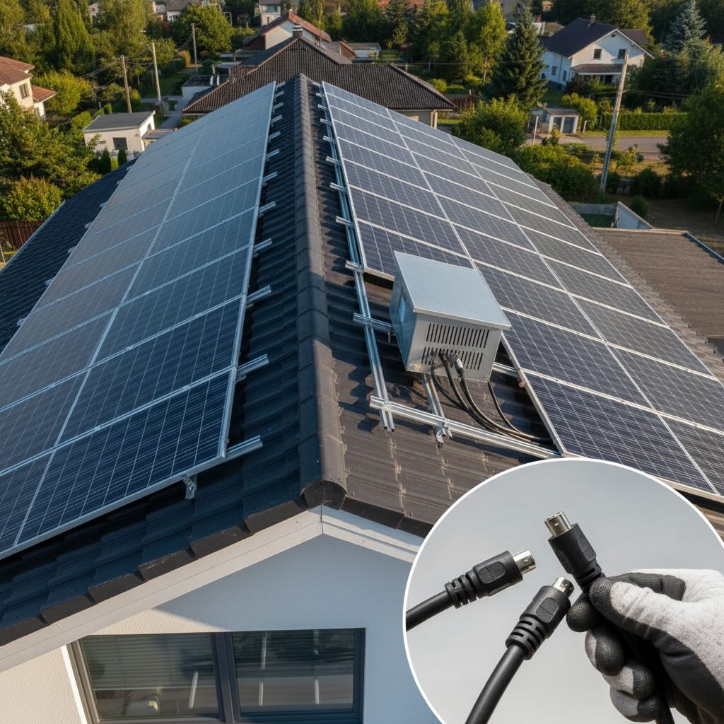 Desvendando os Componentes Essenciais de um Gerador Solar de 8kWp