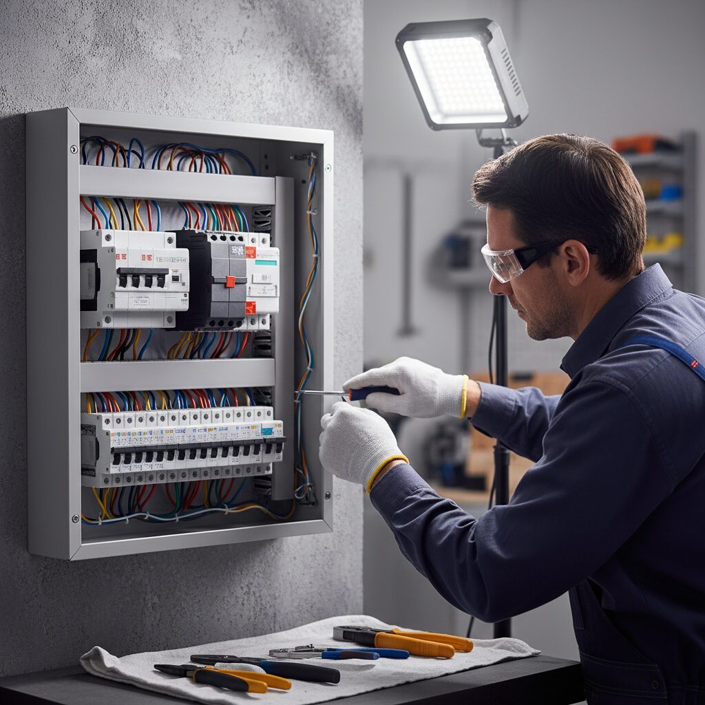 Como Planejar e Dimensionar Corretamente um Quadro de Disjuntores de 12 Circuitos