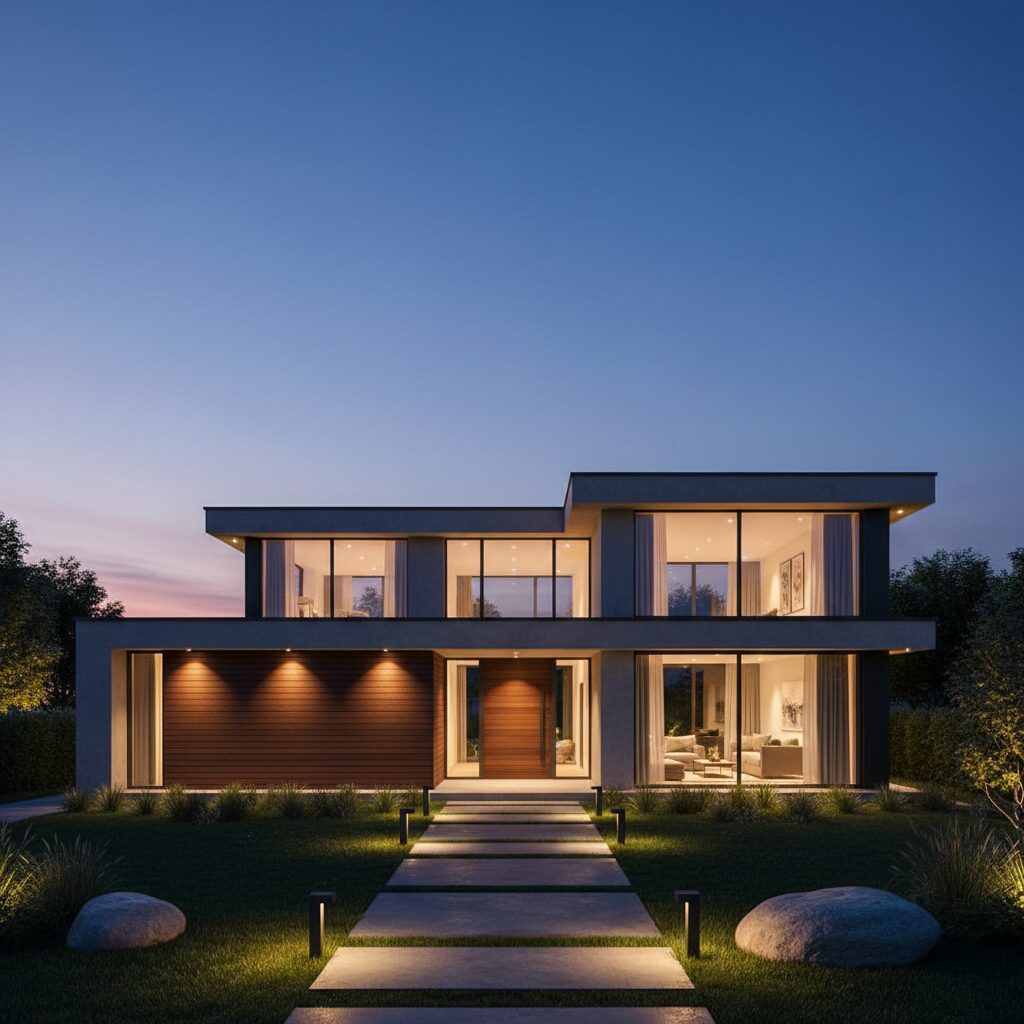 Iluminação de Fachada: Transforme Seu Imóvel com Design e Segurança