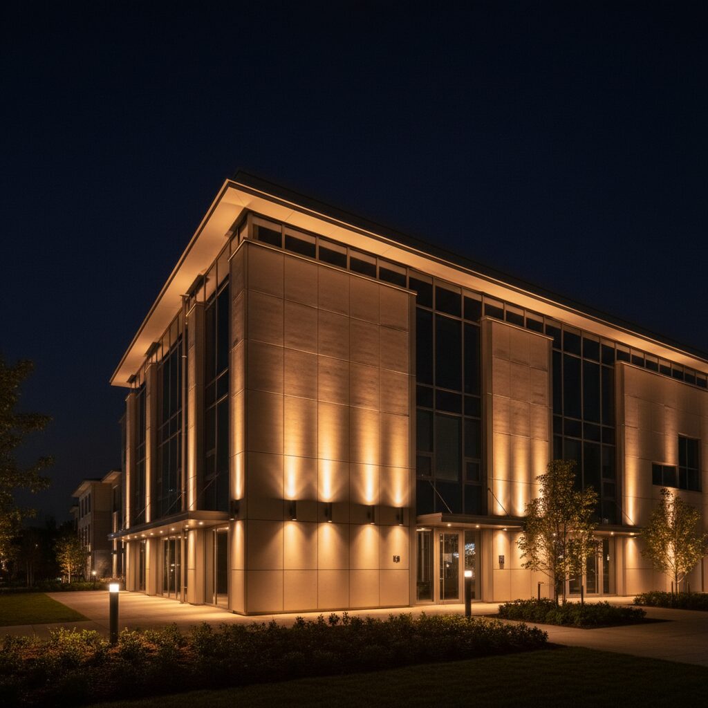 Iluminação de Fachada: Transforme Seu Edifício com Técnicas Profissionais e Segurança