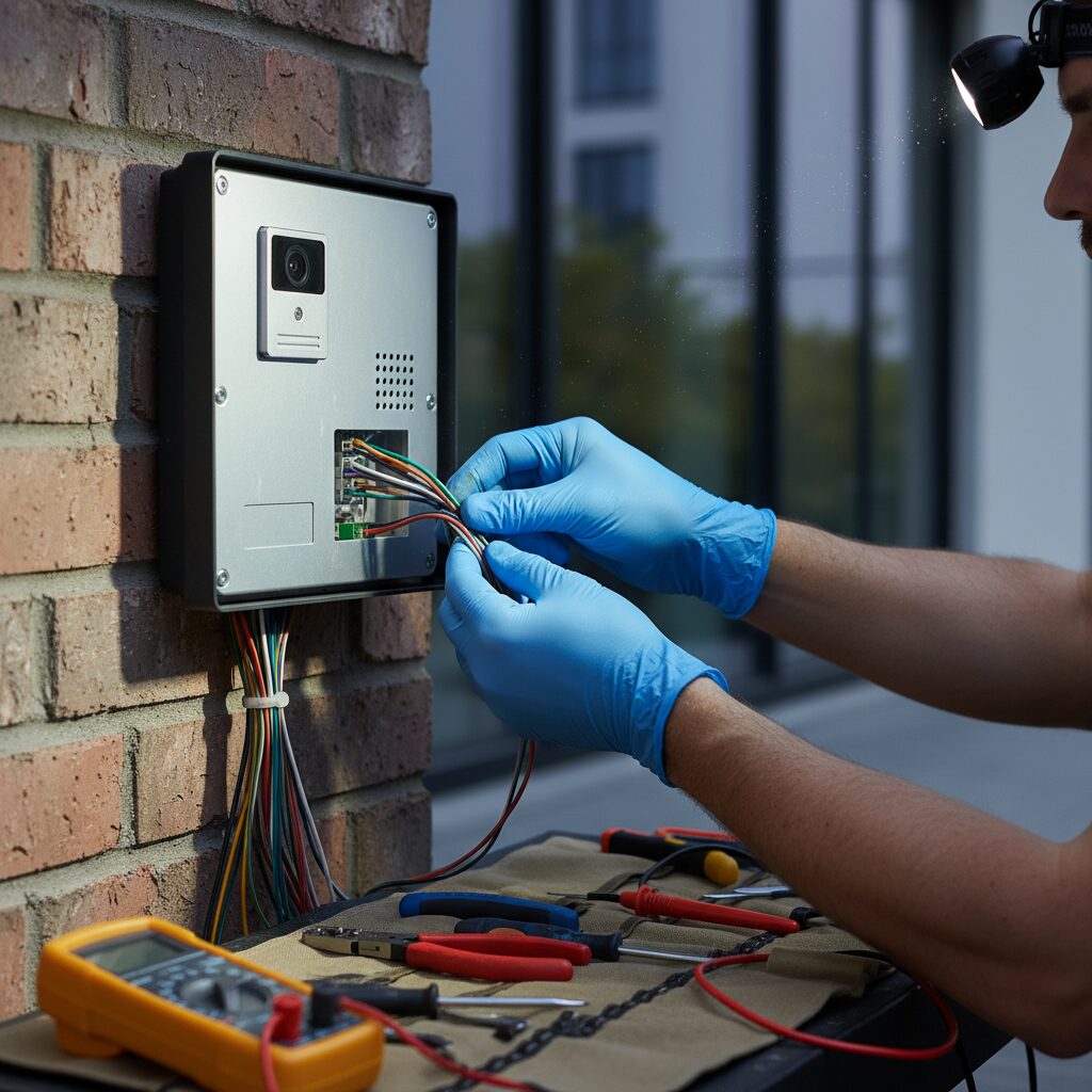 Guia Completo: Como é Feita a Instalação Elétrica Profissional de Vídeo Porteiros