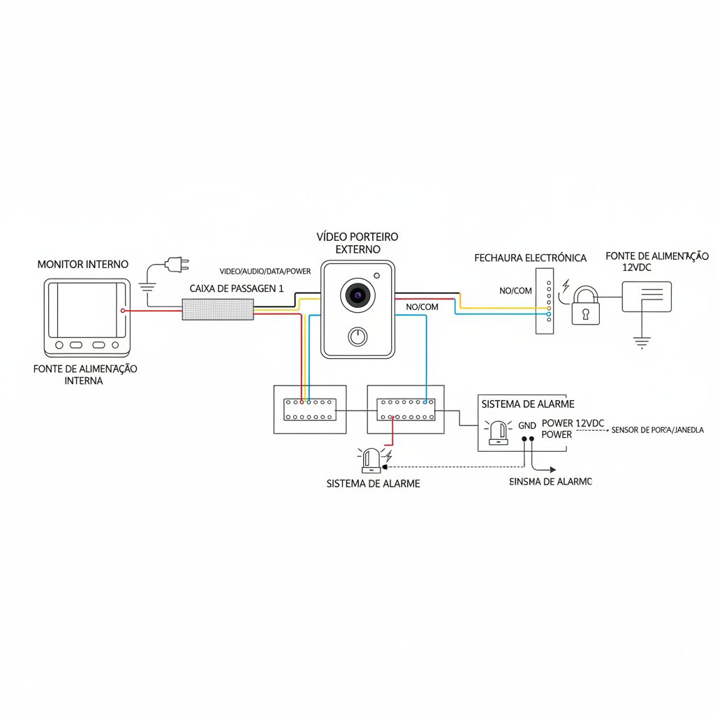 Conectividade Inteligente: A Instalação Elétrica que Integra seu Vídeo Porteiro a Outros Sistemas