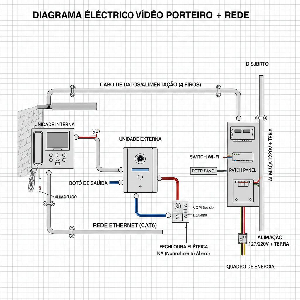 Invista no Amanhã: Instalação Elétrica de Vídeo Porteiro com Visão de Futuro