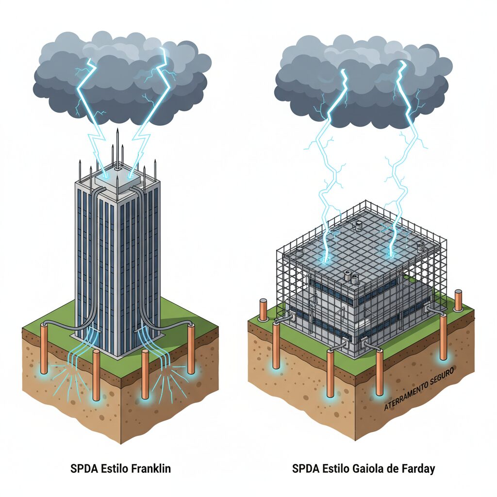 Comparativo: Entenda os Diferentes Tipos de SPDA e Suas Aplicações