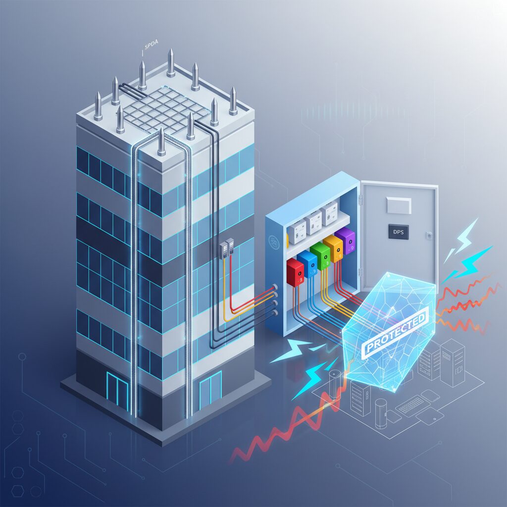 Proteção Completa: Entenda a Integração entre DPS e SPDA