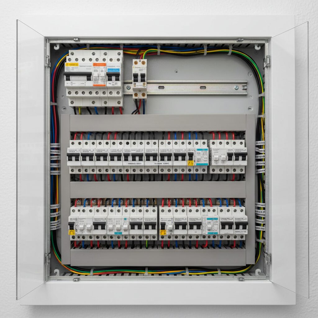Conformidade e Segurança: Como a NBR 5410 Garante a Instalação Perfeita do seu QDC (24 Circuitos)