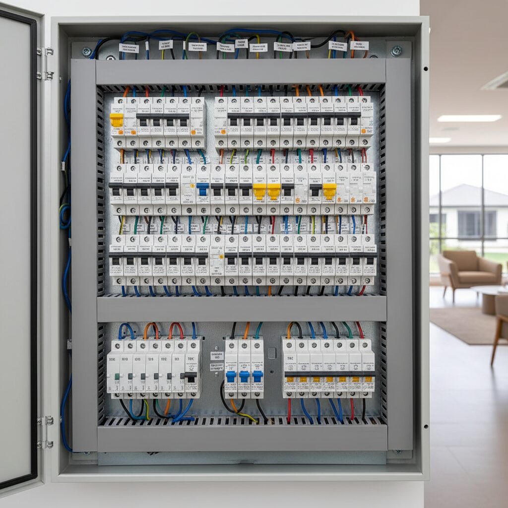 A Hora de Atualizar: Como um QDC (24 Circuitos + DR + DPS) Otimiza Sua Instalação Elétrica