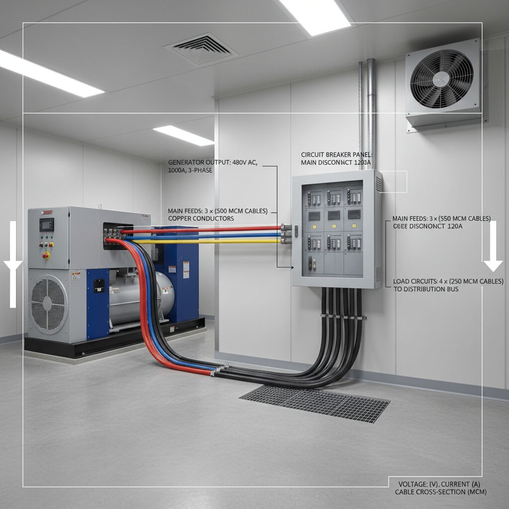 Guia Completo de Dimensionamento Elétrico para Geradores de Energia