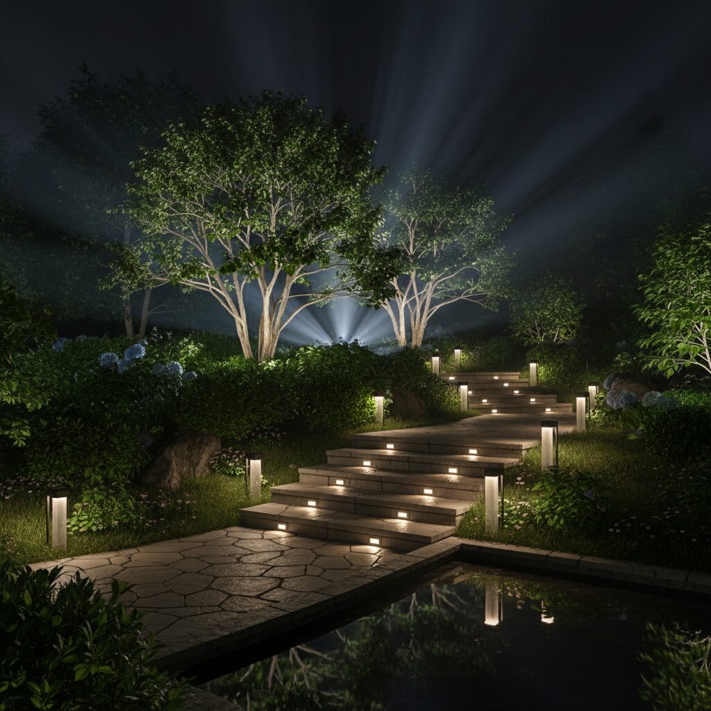 Guia Completo: Como Realizar a Instalação Profissional de Iluminação de Jardim