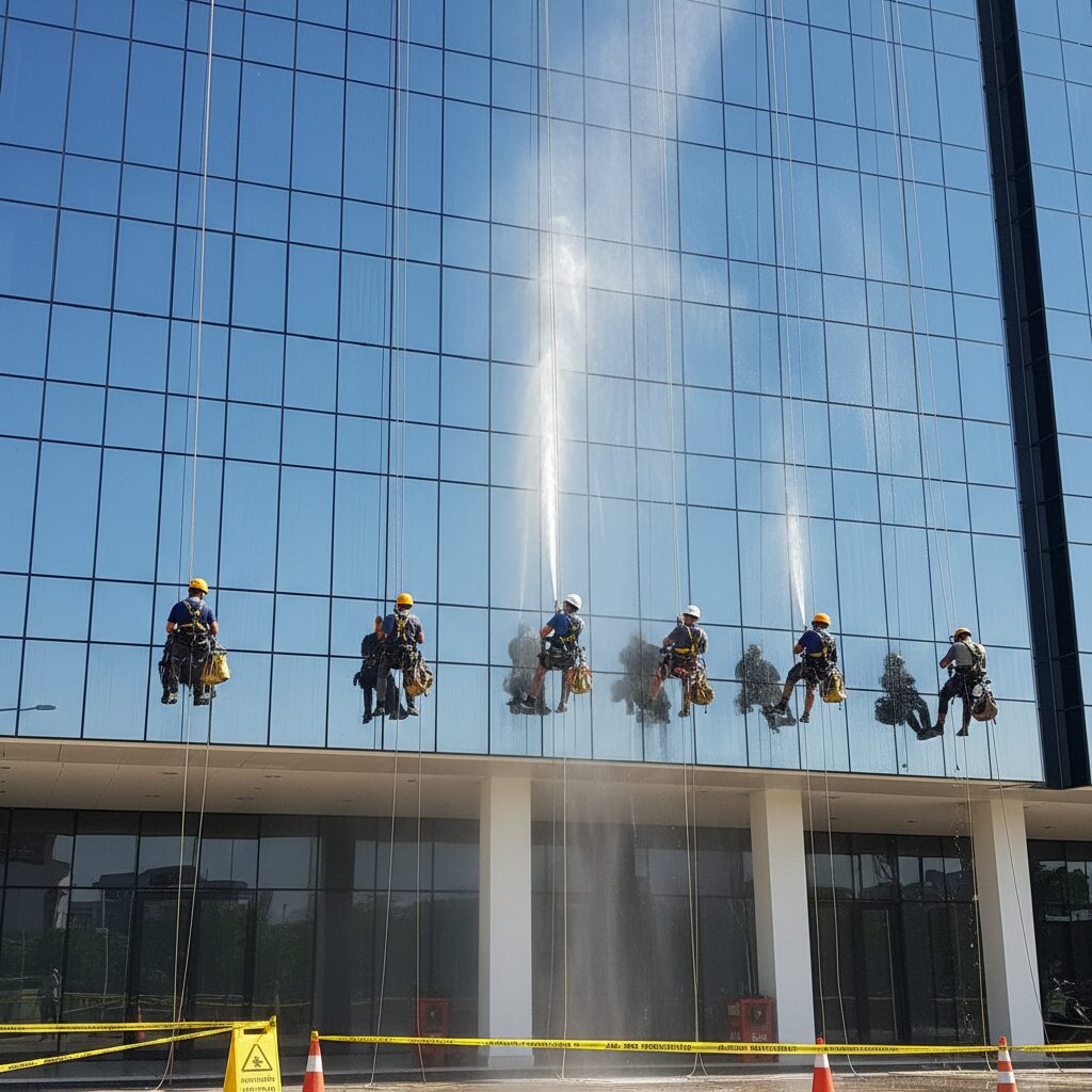 Padrões de Segurança e Qualidade na Lavagem Predial: Protegendo Edifícios e Equipes