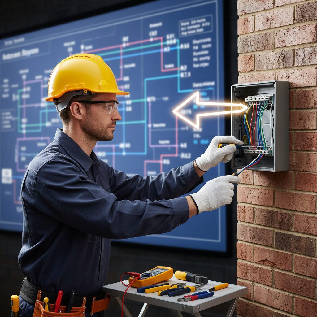 Guia Completo: Como Realizar a Instalação Profissional de Interfone (Parte Elétrica)