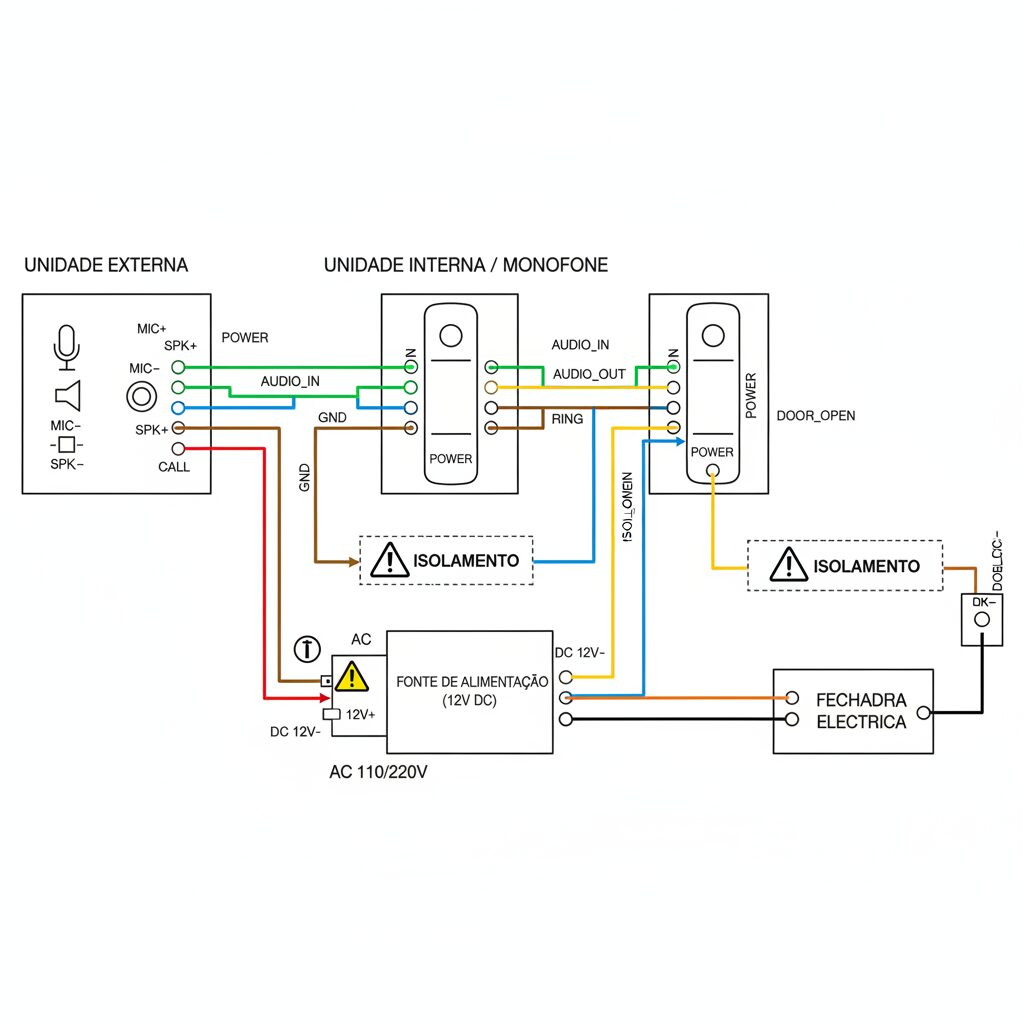 Instalação Segura: Fundamentos e Normas Essenciais na Elétrica de Interfones