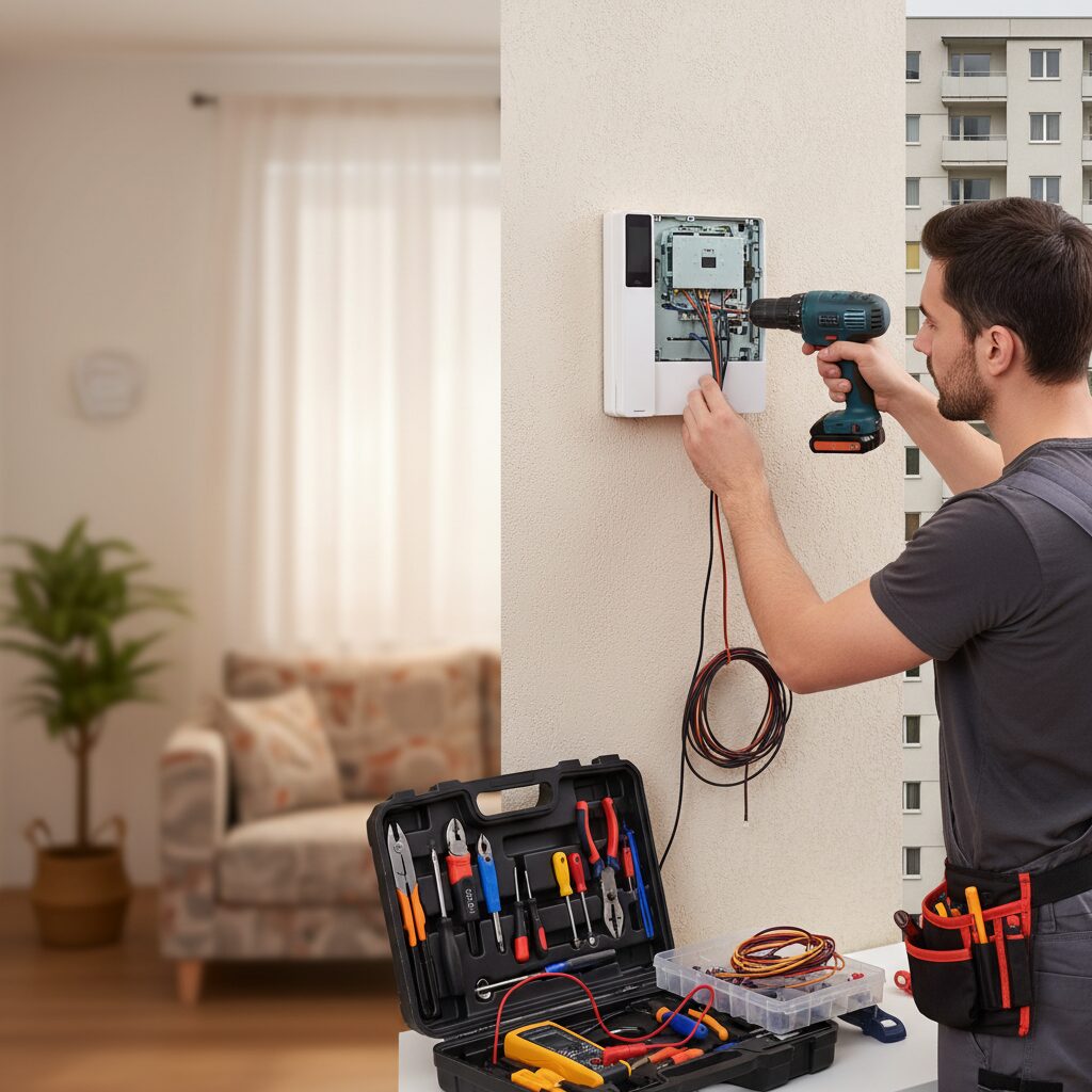 Adaptação Profissional: Instalação Elétrica de Interfone em Apartamentos, Casas e Condomínios