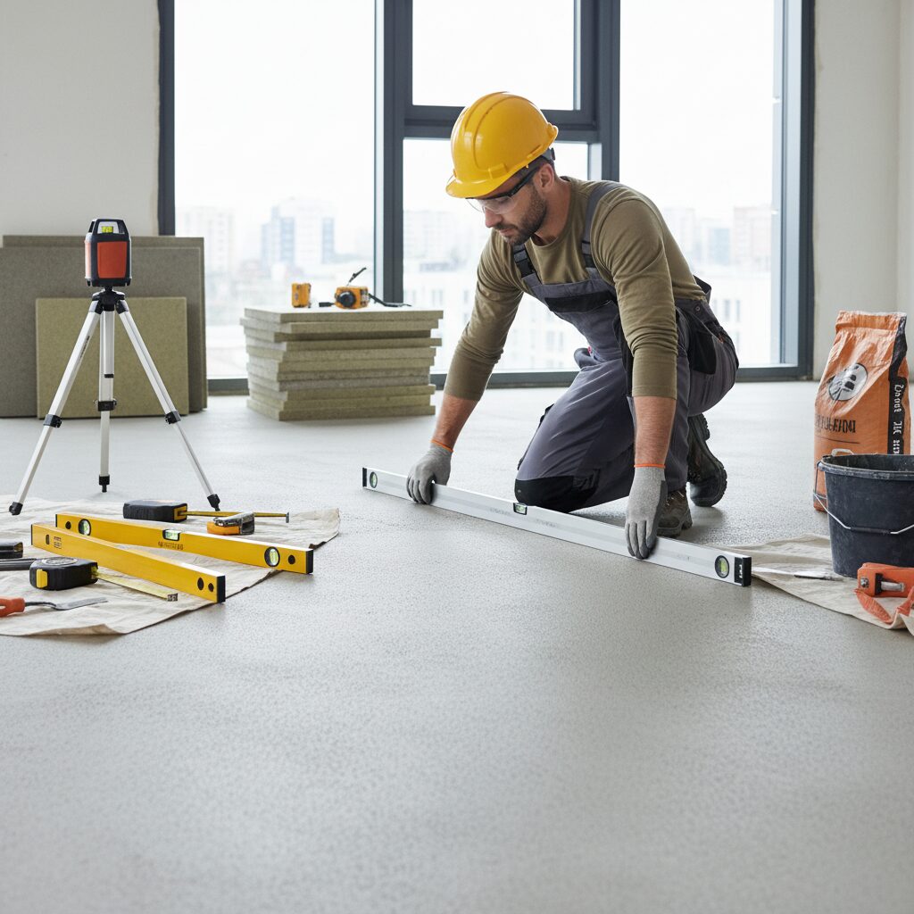 A Importância Crucial da Preparação do Contrapiso para Instalação de Piso Vinílico