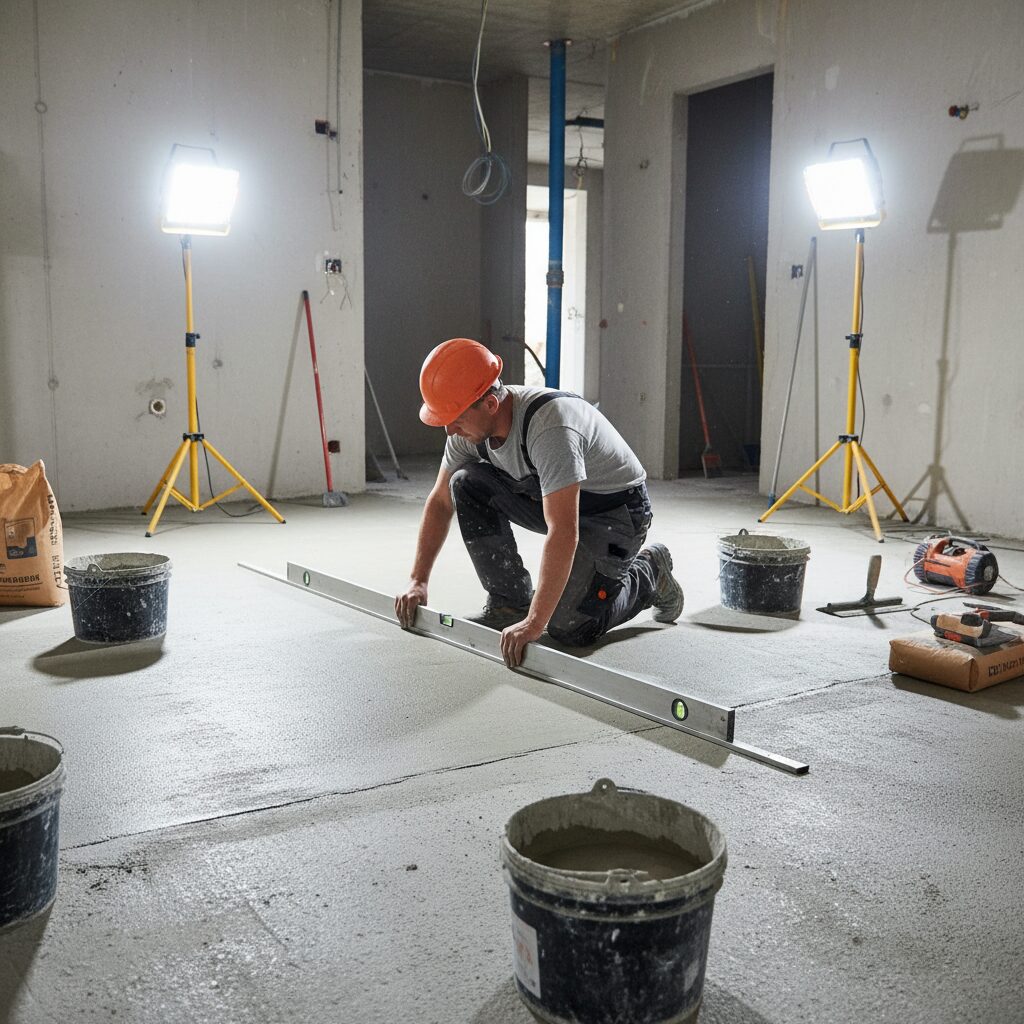 A Base Perfeita: Preparação de Contrapiso para Porcelanato Grande Formato (71~90)