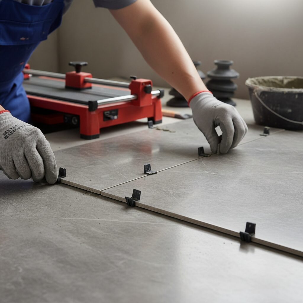 Kit Essencial: As Ferramentas Indispensáveis para Instalar Porcelanato de 91 a 150cm com Precisão