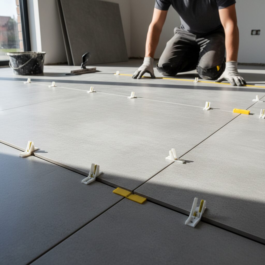 O Segredo do Perfeito Nivelamento: Técnicas Avançadas para Assentar Porcelanato de Grande Formato (91~150cm)