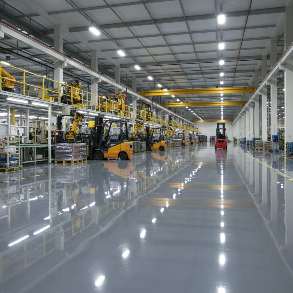 Robustez e Segurança: A Resina Epóxi Como Solução Ideal para Pisos Industriais