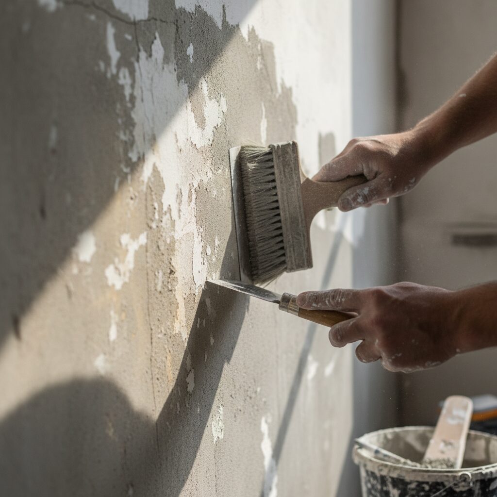 O Segredo de um Revestimento em Gesso Perfeito: A Preparação da Superfície