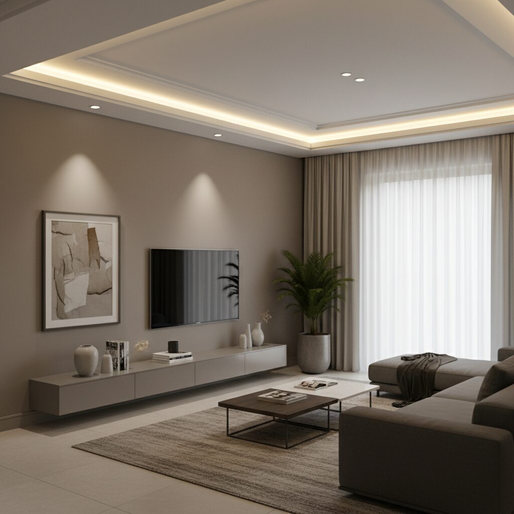 Iluminação e Sanca de Gesso: Como Integrar para um Efeito Perfeito