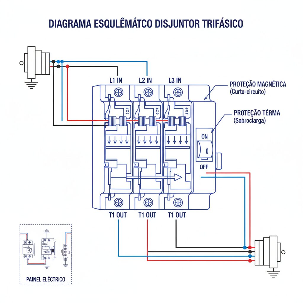 Por que seu Disjuntor Trifásico está Disparando? Causas e Soluções Profissionais