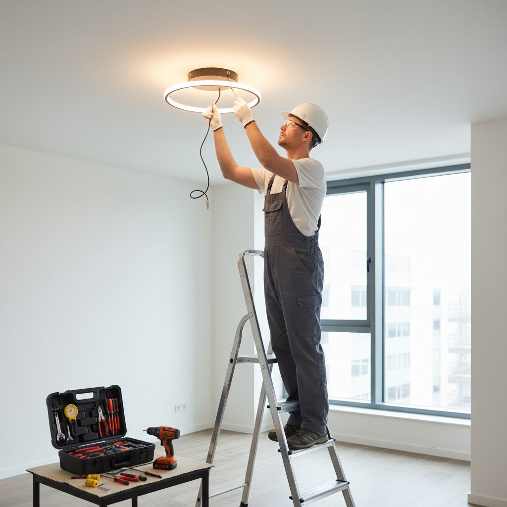Instalação Profissional de Luminárias: O Segredo para Máxima Eficiência Energética