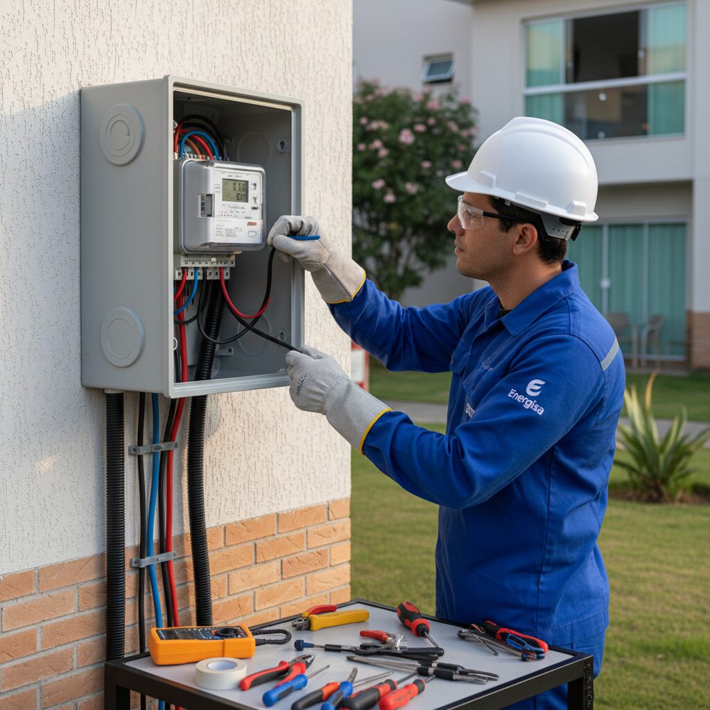 Montando o Padrão de Entrada Bifásico 220V: Guia de Materiais e Componentes
