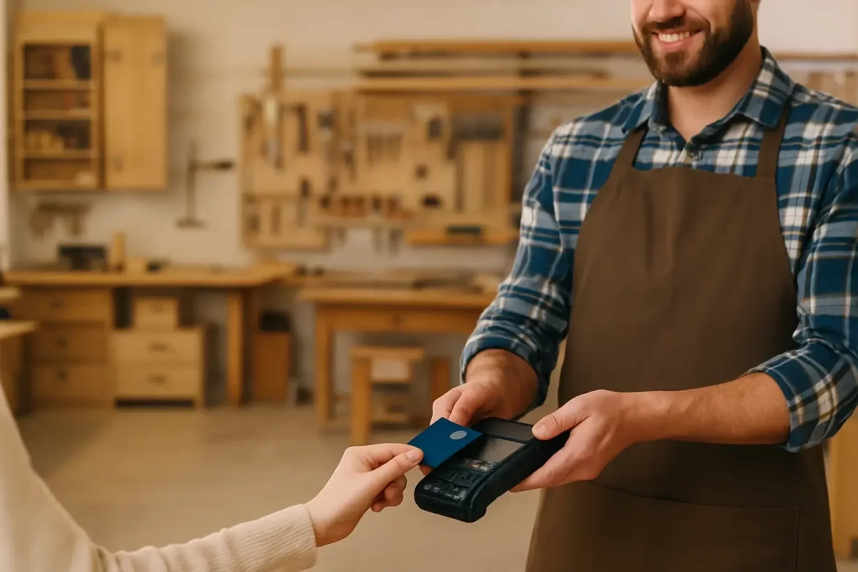 Pagamento facilitado para serviços de marcenaria
